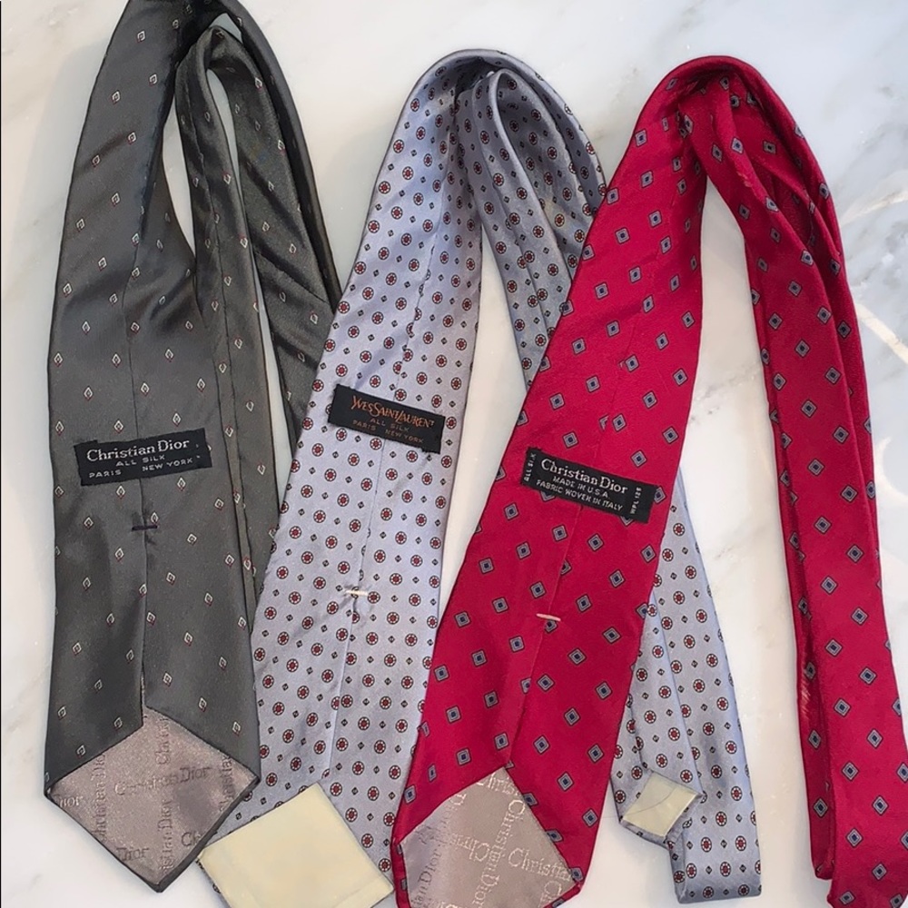 Men’s Vintage Designer Silk Ties Gem